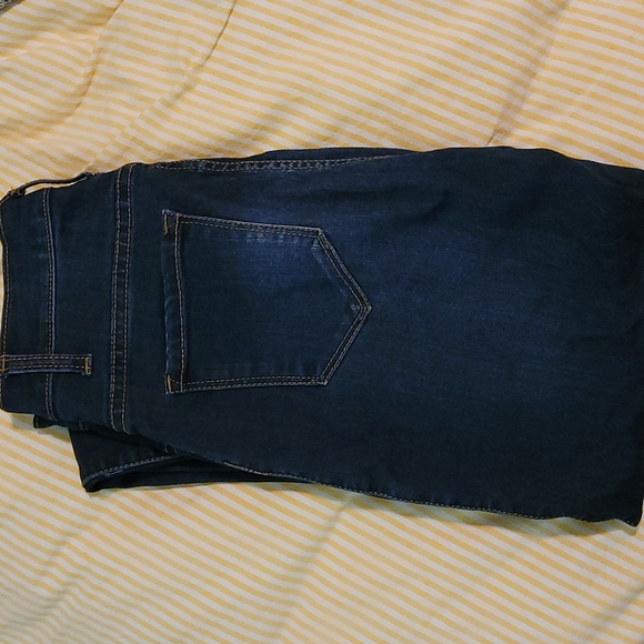 High rise skinny fit blue jeggings - Picture 1 of 4